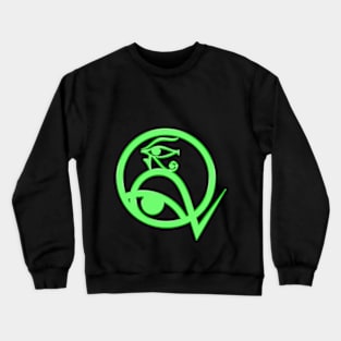 Eye of Horus/Ra-GREEN Crewneck Sweatshirt